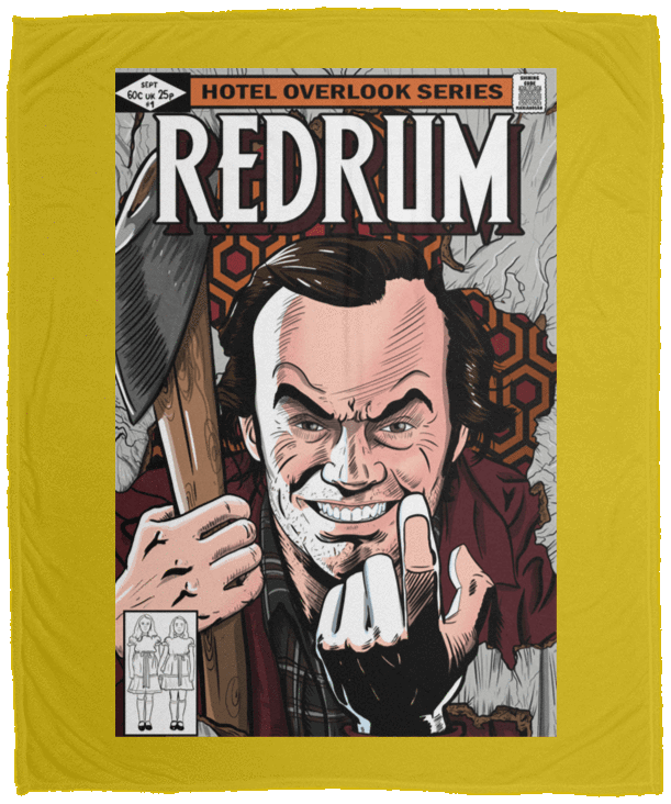 Blankets Old Gold / One Size Redrum 50x60 MicroFleece Blanket
