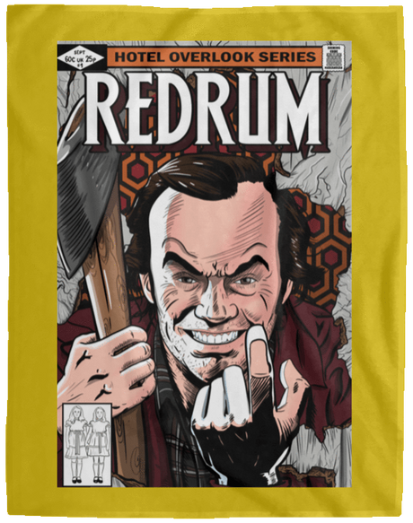 Blankets Old Gold / One Size Redrum 60x80 MicroFleece Blanket