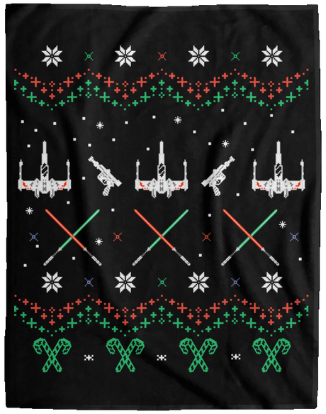 Blankets Black / One Size Rogue Christmas 60x80 MicroFleece Blanket
