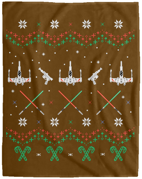 Blankets Brown / One Size Rogue Christmas 60x80 MicroFleece Blanket
