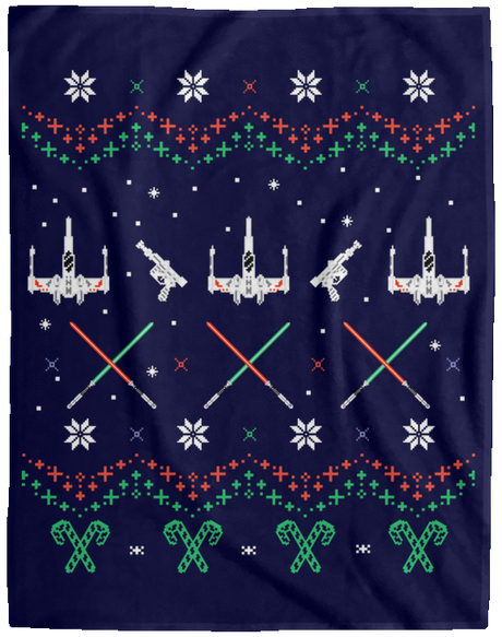 Blankets Navy / One Size Rogue Christmas 60x80 MicroFleece Blanket