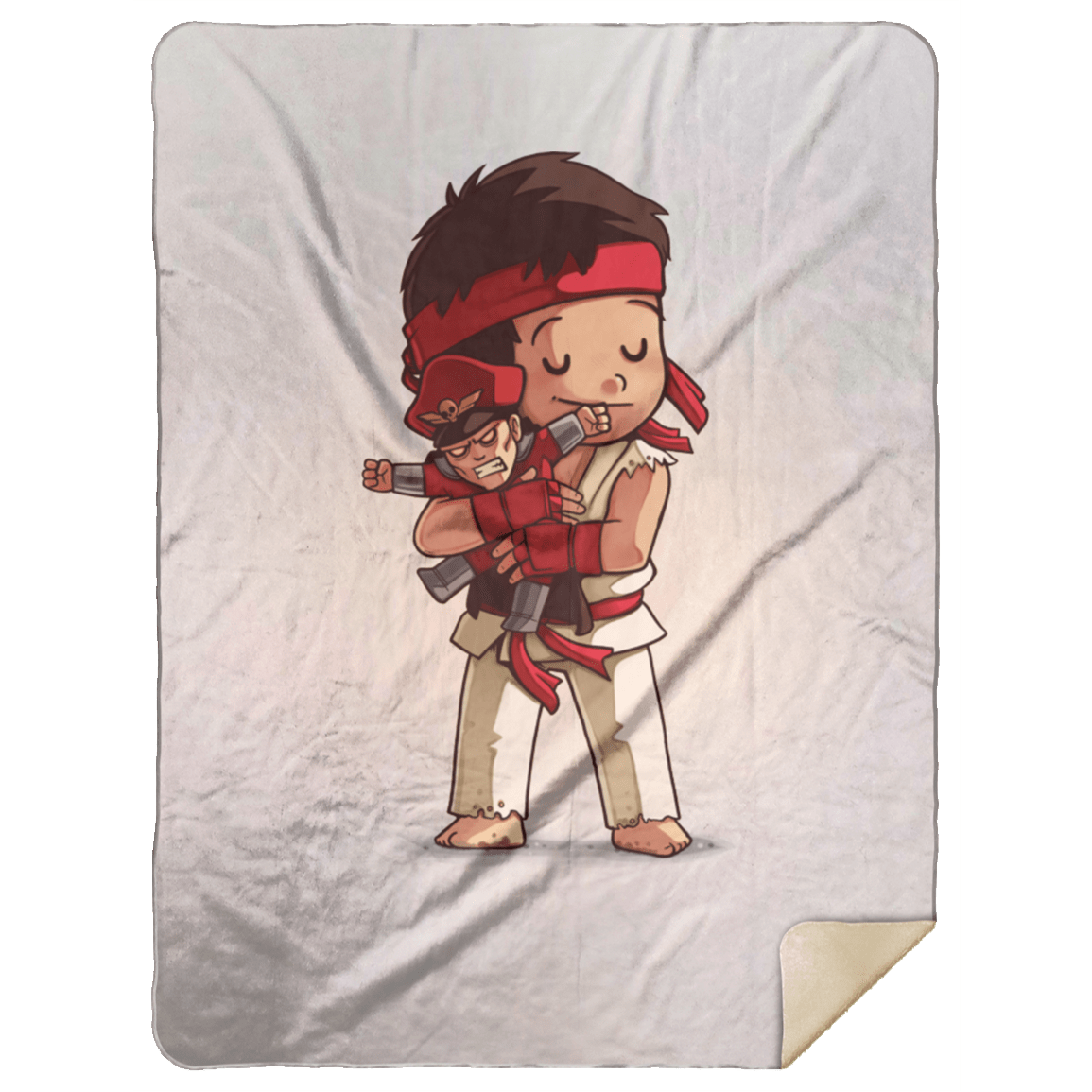 Blankets White / One Size Ryu Bison 60x80 Sherpa Blanket