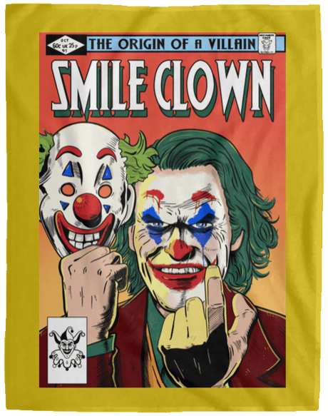 Blankets Old Gold / One Size Smile Clown 60x80 MicroFleece Blanket