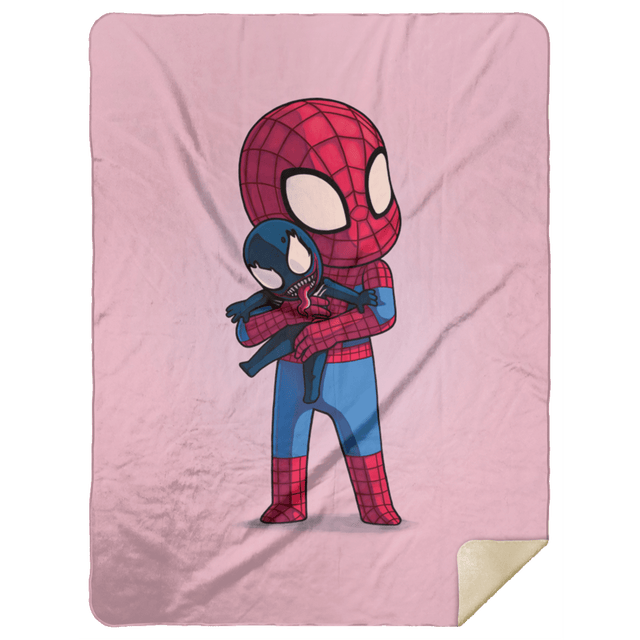 Blankets Pink / One Size Spiderman 60x80 Sherpa Blanket