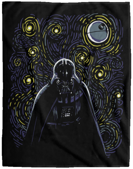 Blankets Black / One Size Starry Dark Side 60x80 MicroFleece Blanket