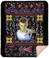 Blankets Black / One Size Stranger Things ugly sweater 50x60 Sherpa Blanket