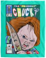 Blankets Teal / One Size The Friendly Chucky 60x80 MicroFleece Blanket
