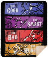Blankets Black / One Size The Good, Bad, Smart and Hungry 50x60 Sherpa Blanket