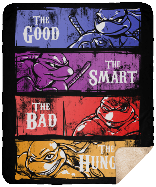 Blankets Black / One Size The Good, Bad, Smart and Hungry 50x60 Sherpa Blanket