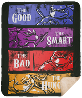 Blankets Forest / One Size The Good, Bad, Smart and Hungry 50x60 Sherpa Blanket