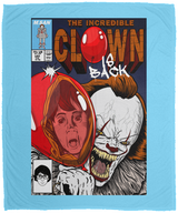Blankets Columbia Blue / One Size The Incredible Clown 50x60 MicroFleece Blanket