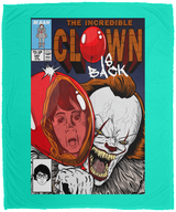 Blankets Teal / One Size The Incredible Clown 50x60 MicroFleece Blanket