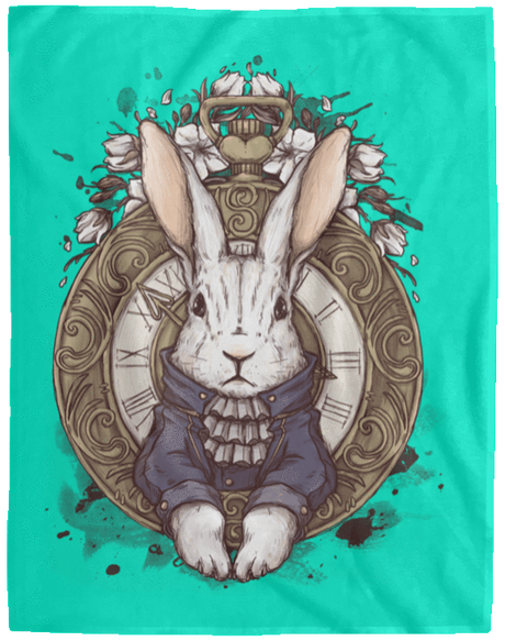 Blankets Teal / One Size The White Rabbit 60x80 MicroFleece Blanket