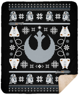 Blankets Black / One Size UGLY STAR WARS ALLIANCE 50x60 Sherpa Blanket