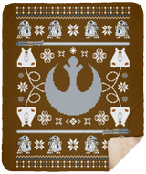 Blankets Brown / One Size UGLY STAR WARS ALLIANCE 50x60 Sherpa Blanket