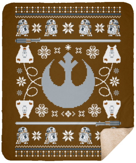 Blankets Brown / One Size UGLY STAR WARS ALLIANCE 50x60 Sherpa Blanket