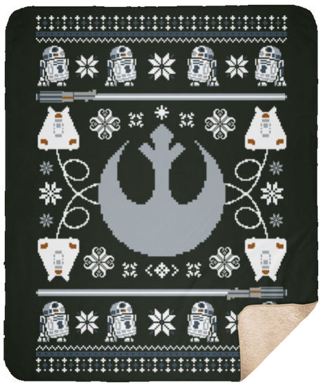 Blankets Forest / One Size UGLY STAR WARS ALLIANCE 50x60 Sherpa Blanket