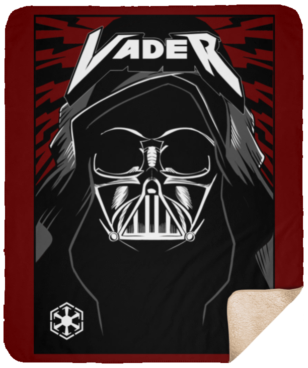 Blankets Maroon / One Size Vader Rock 50x60 Sherpa Blanket