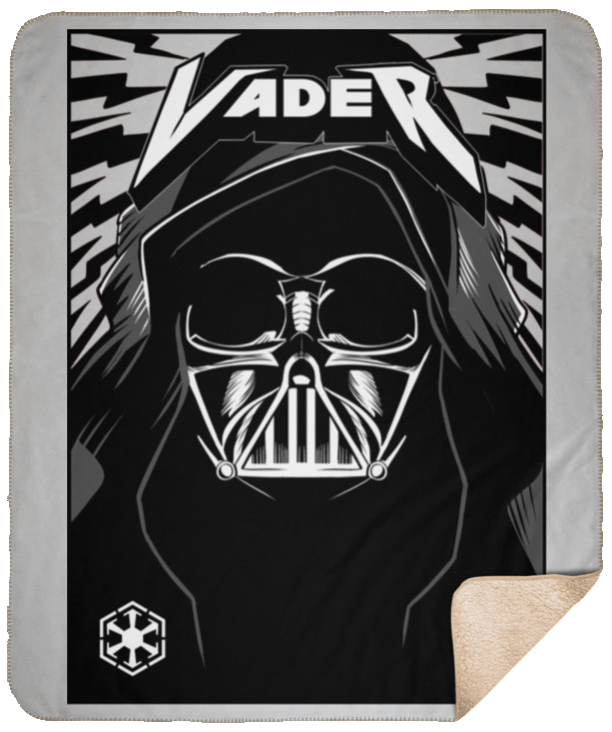 Blankets White / One Size Vader Rock 50x60 Sherpa Blanket