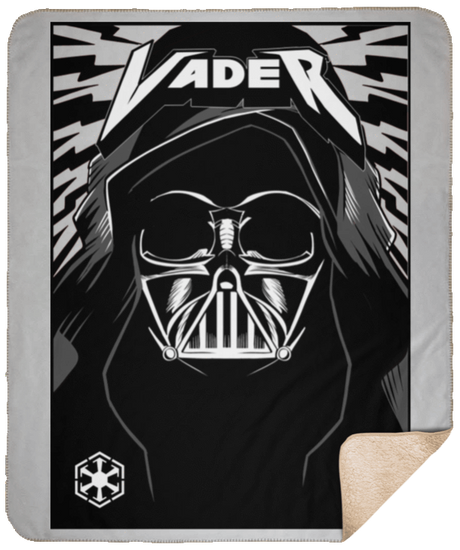 Blankets White / One Size Vader Rock 50x60 Sherpa Blanket