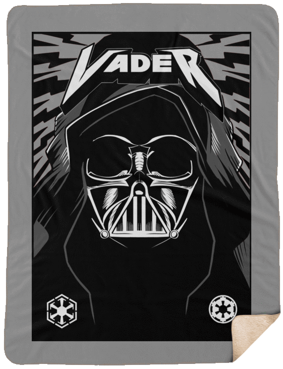 Blankets Gray / One Size Vader Rock 60x80 Sherpa Blanket