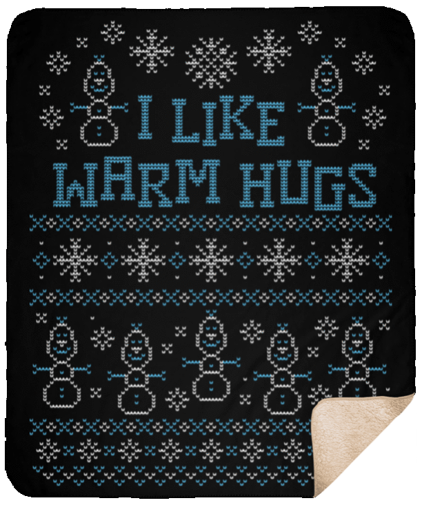 Blankets Black / One Size Warmest Greetings 50x60 Sherpa Blanket