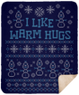 Blankets Navy / One Size Warmest Greetings 50x60 Sherpa Blanket