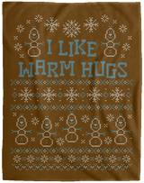 Blankets Brown / One Size Warmest Greetings 60x80 MicroFleece Blanket
