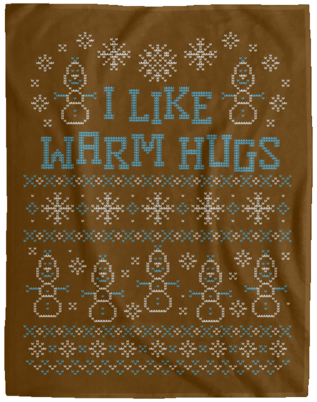 Blankets Brown / One Size Warmest Greetings 60x80 MicroFleece Blanket