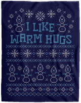 Blankets Navy / One Size Warmest Greetings 60x80 MicroFleece Blanket