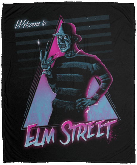 Blankets Black / One Size Welcome to Elm Street 50x60 MicroFleece Blanket