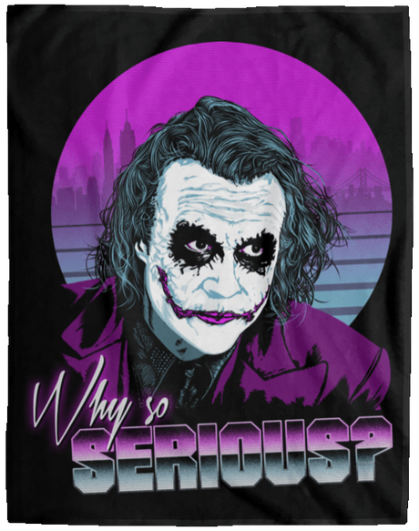 Blankets Black / One Size Why so Serious 60x80 MicroFleece Blanket