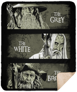 Blankets Black / One Size Wizards of Middle Earth 50x60 Sherpa Blanket