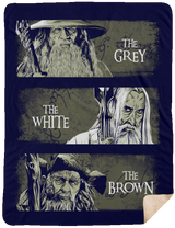 Blankets Navy / One Size Wizards of Middle Earth 60x80 Sherpa Blanket