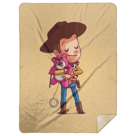 Blankets Tan / One Size Woody Lotso 60x80 Sherpa Blanket