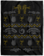 Blankets Black / One Size Xmas Bug Hunt 60x80 MicroFleece Blanket