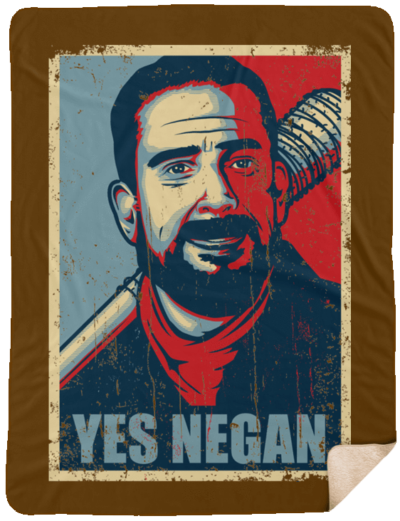 Blankets Brown / One Size Yes Negan 60x80 Sherpa Blanket