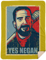 Blankets Old Gold / One Size Yes Negan 60x80 Sherpa Blanket