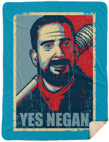 Blankets Turquoise / One Size Yes Negan 60x80 Sherpa Blanket