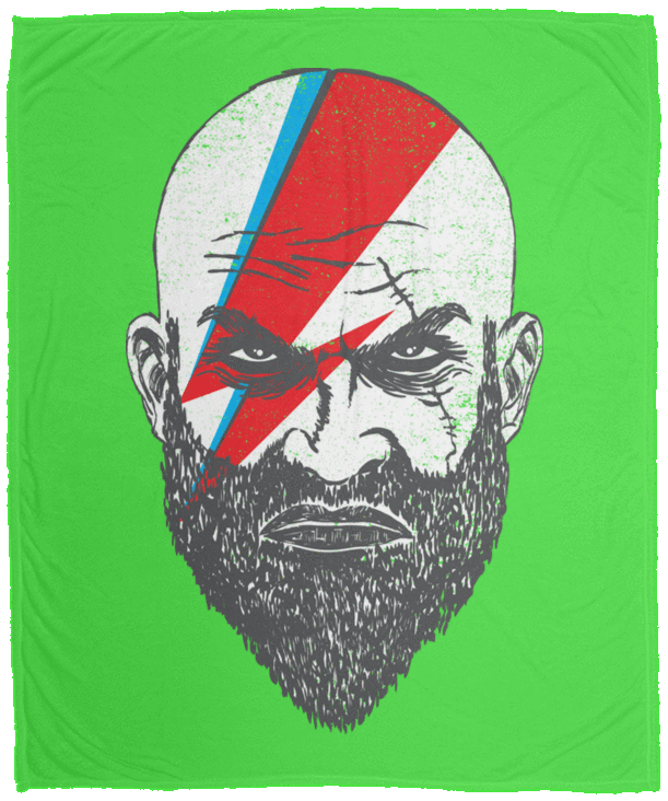 Blankets Kelly / One Size Ziggy Kratos 50x60 MicroFleece Blanket