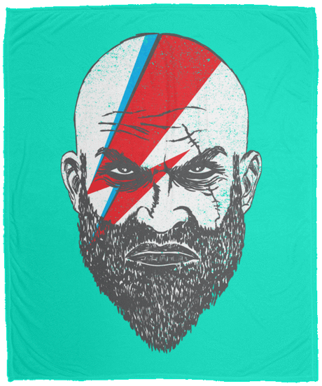 Blankets Teal / One Size Ziggy Kratos 50x60 MicroFleece Blanket