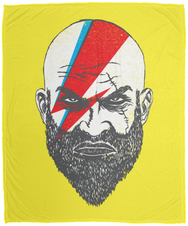 Blankets Yellow / One Size Ziggy Kratos 50x60 MicroFleece Blanket