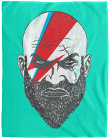 Blankets Teal / One Size Ziggy Kratos 60x80 MicroFleece Blanket