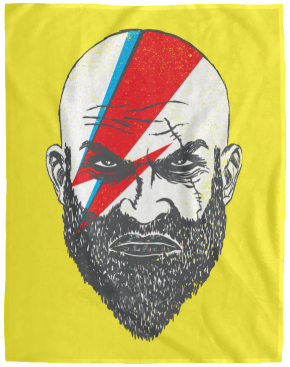 Blankets Yellow / One Size Ziggy Kratos 60x80 MicroFleece Blanket
