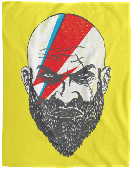 Blankets Yellow / One Size Ziggy Kratos 60x80 MicroFleece Blanket