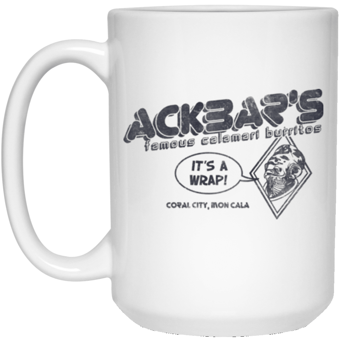Drinkware White / One Size Ackbar's Burritos 15oz Mug