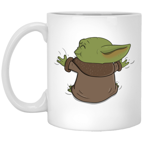 Drinkware White / One Size Baby Yoda Hug 11oz Mug