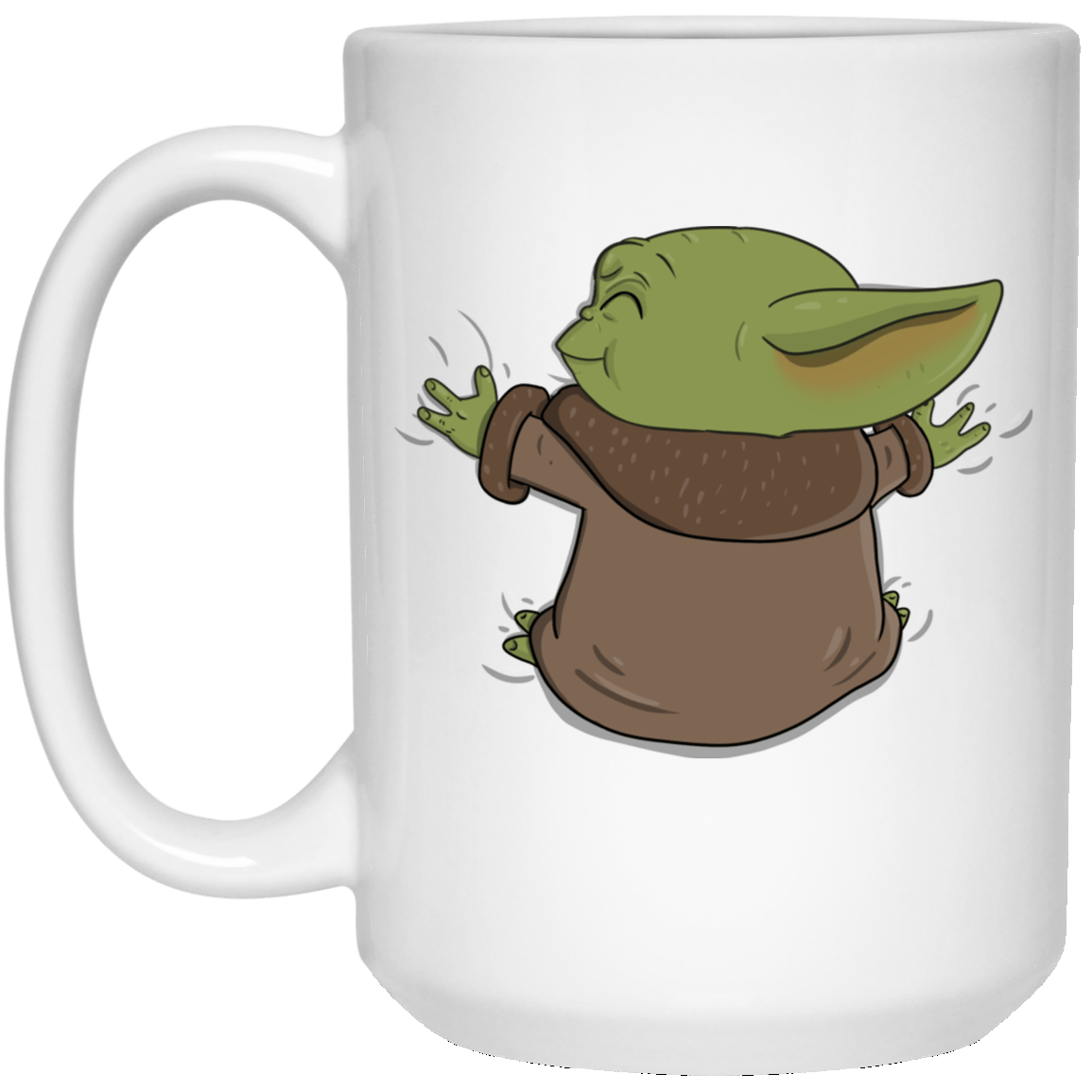 Baby Yoda Hug 15oz Mug – Pop Up Tee