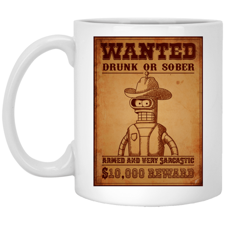 Drinkware White / One Size Bender Wanted 11oz Mug