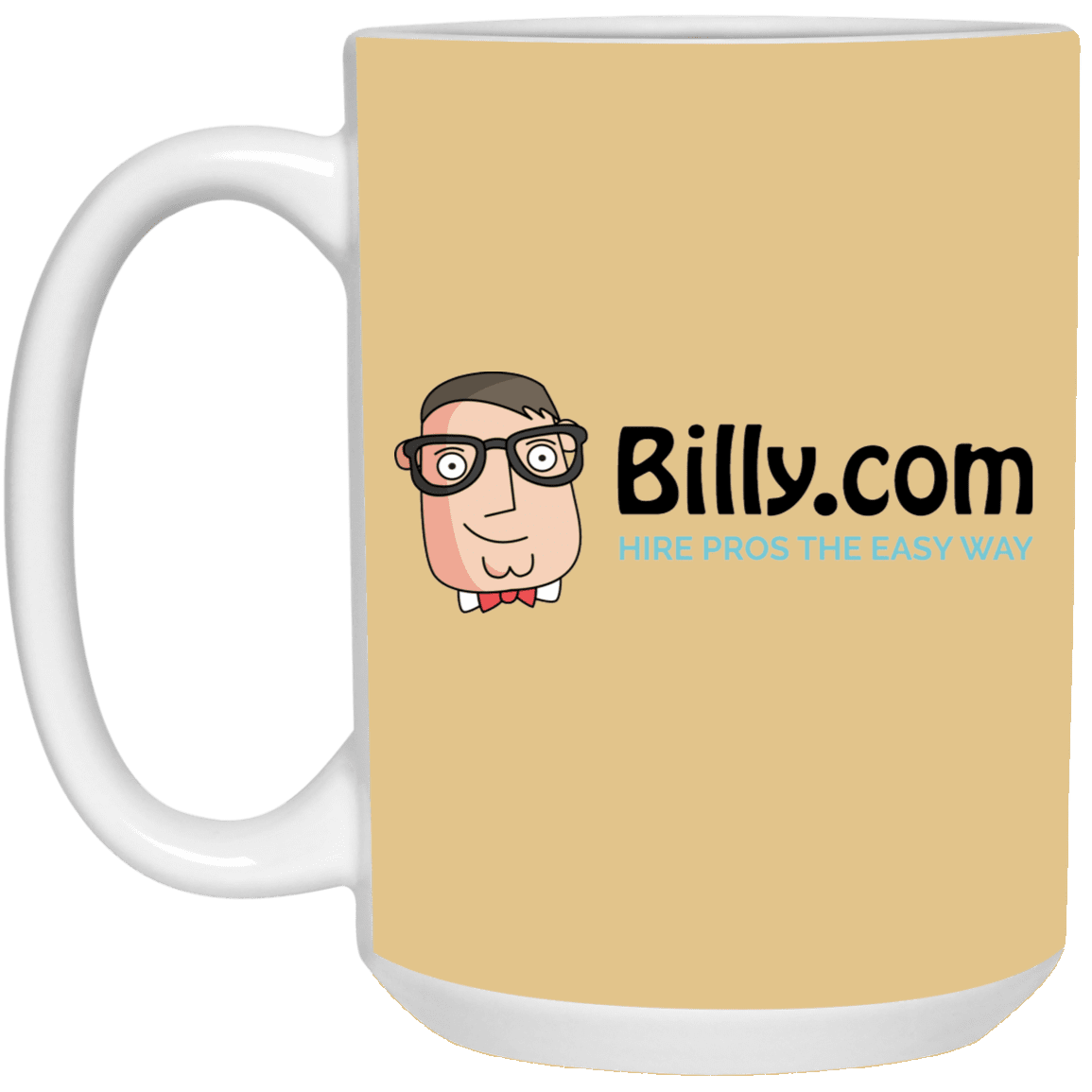 Drinkware Tan / One Size Billy.com 15 oz. Mug